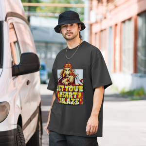 Kyojuro Rengoku "Set Your Heart Ablaze" Motivational Tee