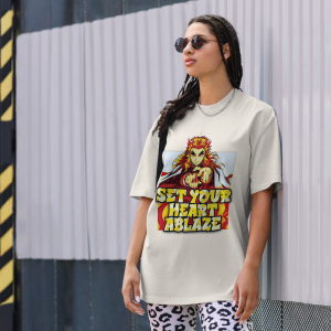 Kyojuro Rengoku "Set Your Heart Ablaze" Motivational Tee