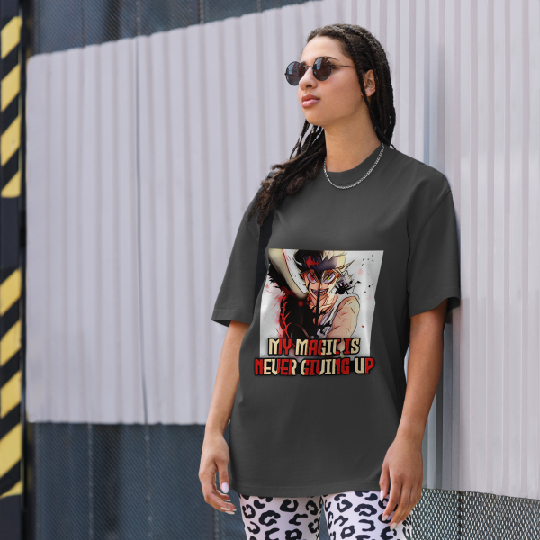 Asta "My Magic is Never Giving Up" Motivational Tee - Image 2