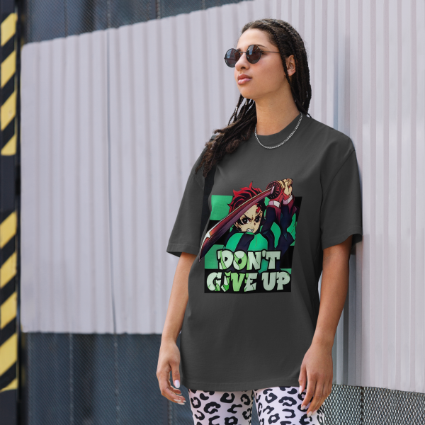 Tanjiro Kamado "Don't Give Up" Motivational Tee - Image 3