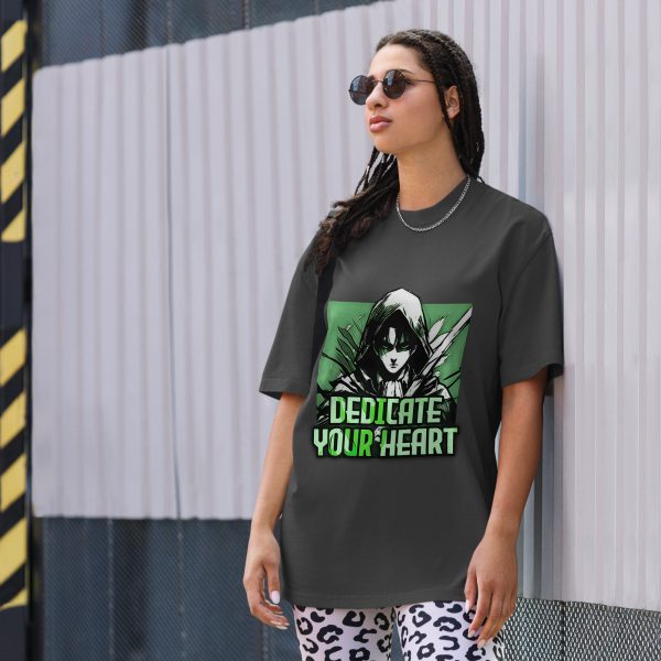 Captain Levi "Dedicate Your Heart" Motivational Tee - Image 2