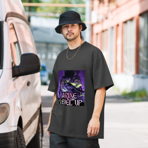 Sung Jin-Woo "Arise & Level Up" Motivational Tee