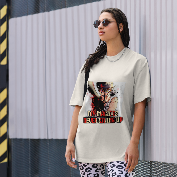 Asta "My Magic is Never Giving Up" Motivational Tee - Image 4
