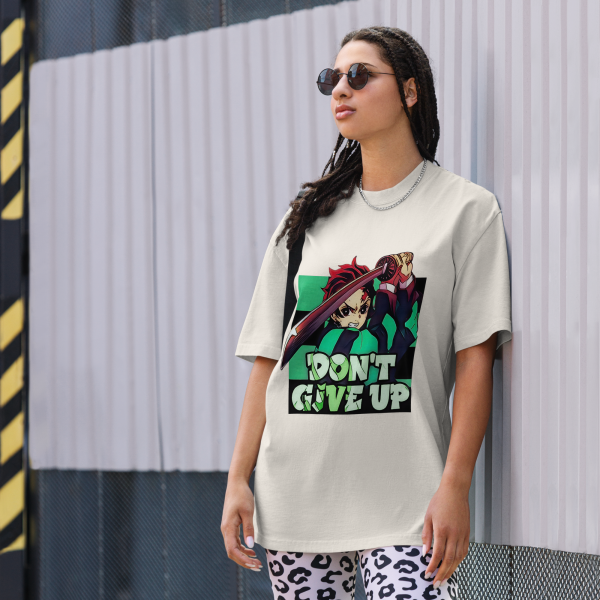 Tanjiro Kamado "Don't Give Up" Motivational Tee - Image 4