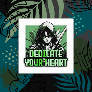 Captain Levi "Dedicate Your Heart" Motivational Canvas