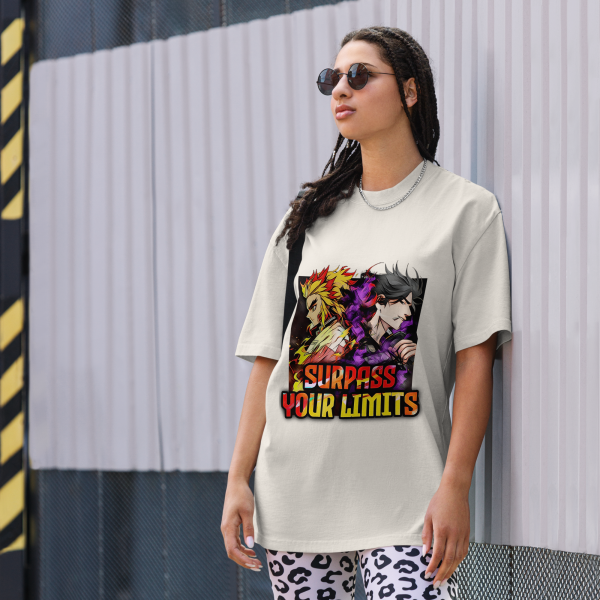 Yami Sukehiro × Kyojuro Rengoku "Surpass Your Limits" Motivational Tee - Image 2