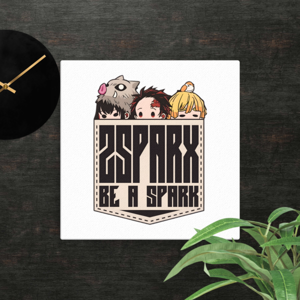 Tanjiro Gang "Be a Spark" 2SparX Official Canvas - Image 2
